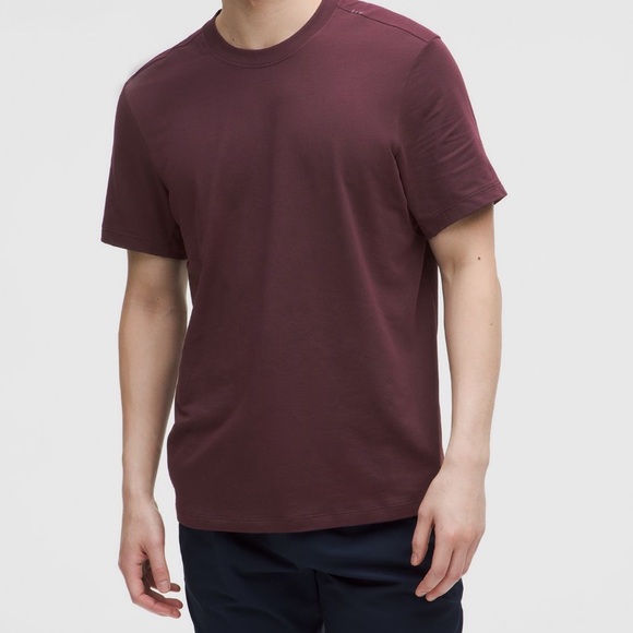 lululemon athletica Other - Lululemon Classic The Fundamental Burgundy Red Merlot Men's T-Shirt Large